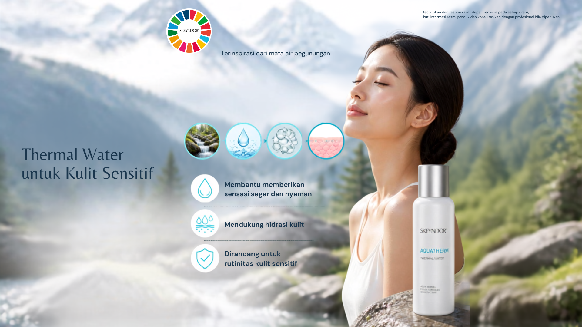 Dari Mata Air Pyrenees untuk Kulit Sensitif: Mengenal Skeyndor Aquatherm
