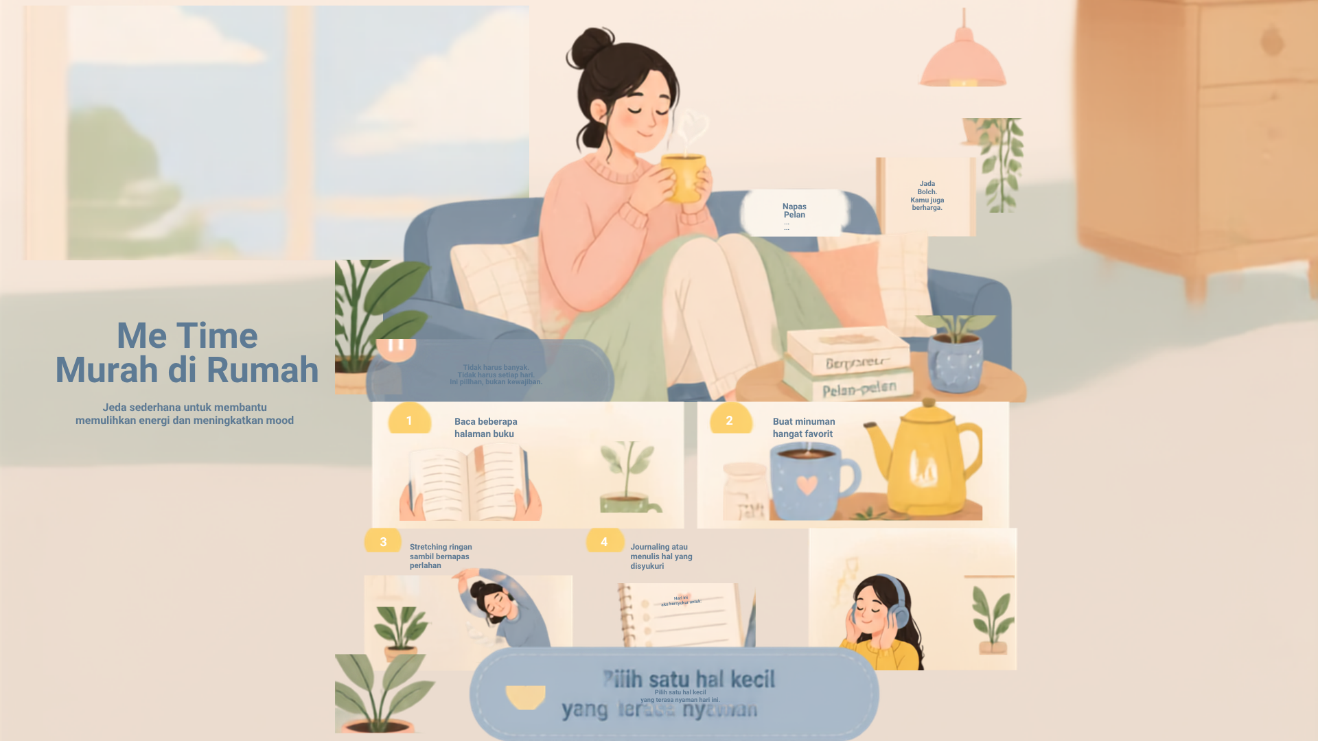 Ide Me Time Murah untuk Mengatasi Burnout, Bikin Pikiran Lebih Jernih dan Mood Membaik