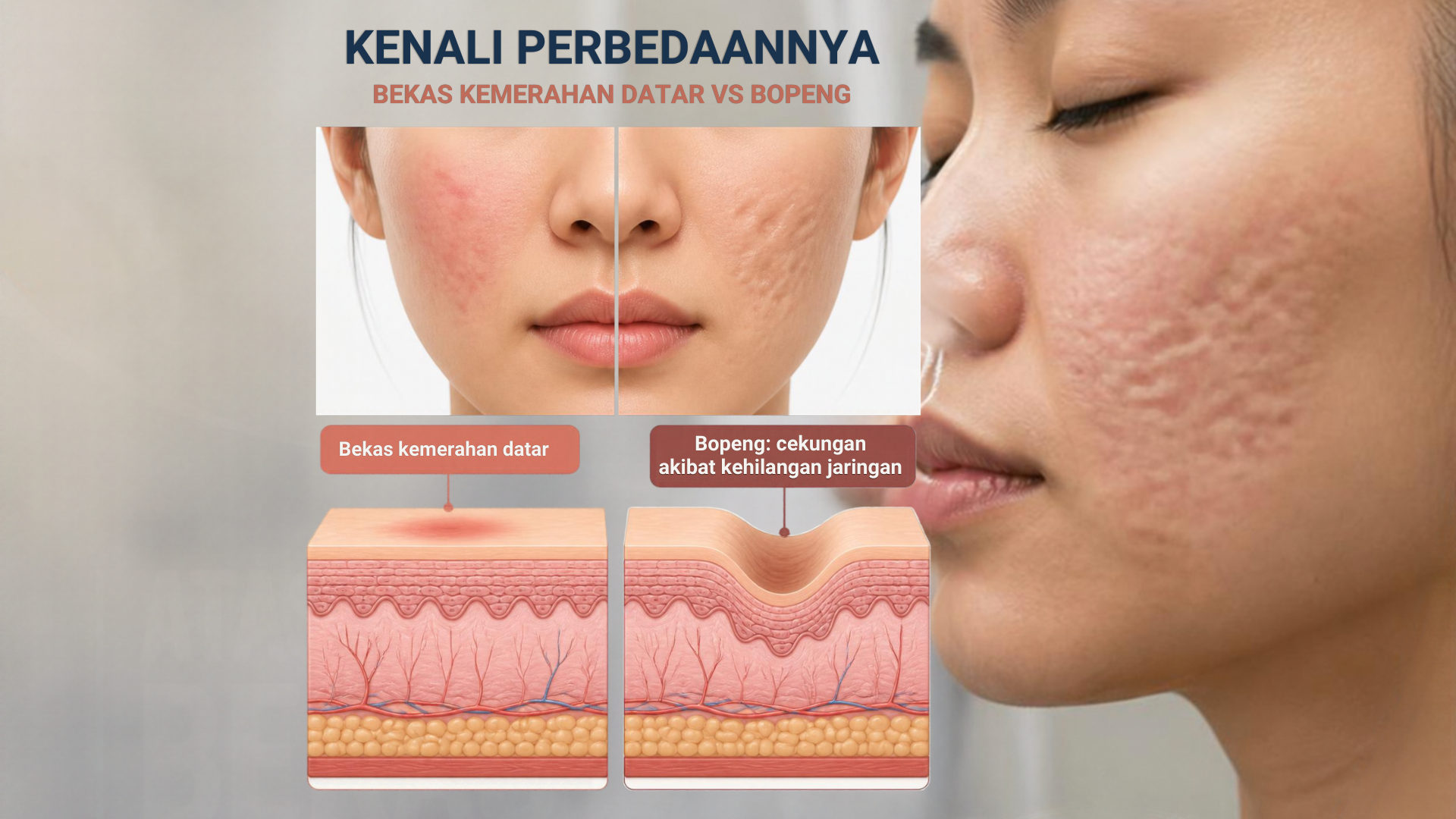 Edukasi dan Kenali Tentang Bopeng: Mitos, Penyebab, dan Proses Terbentuknya Menurut dr. Nadela dari Carla Skin Clinic