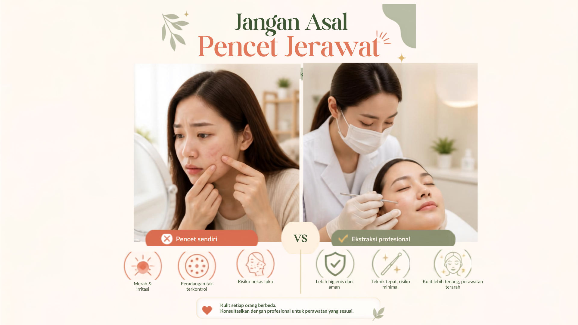 Jerawat Terlihat Matang? Belum Tentu Boleh Dipencet