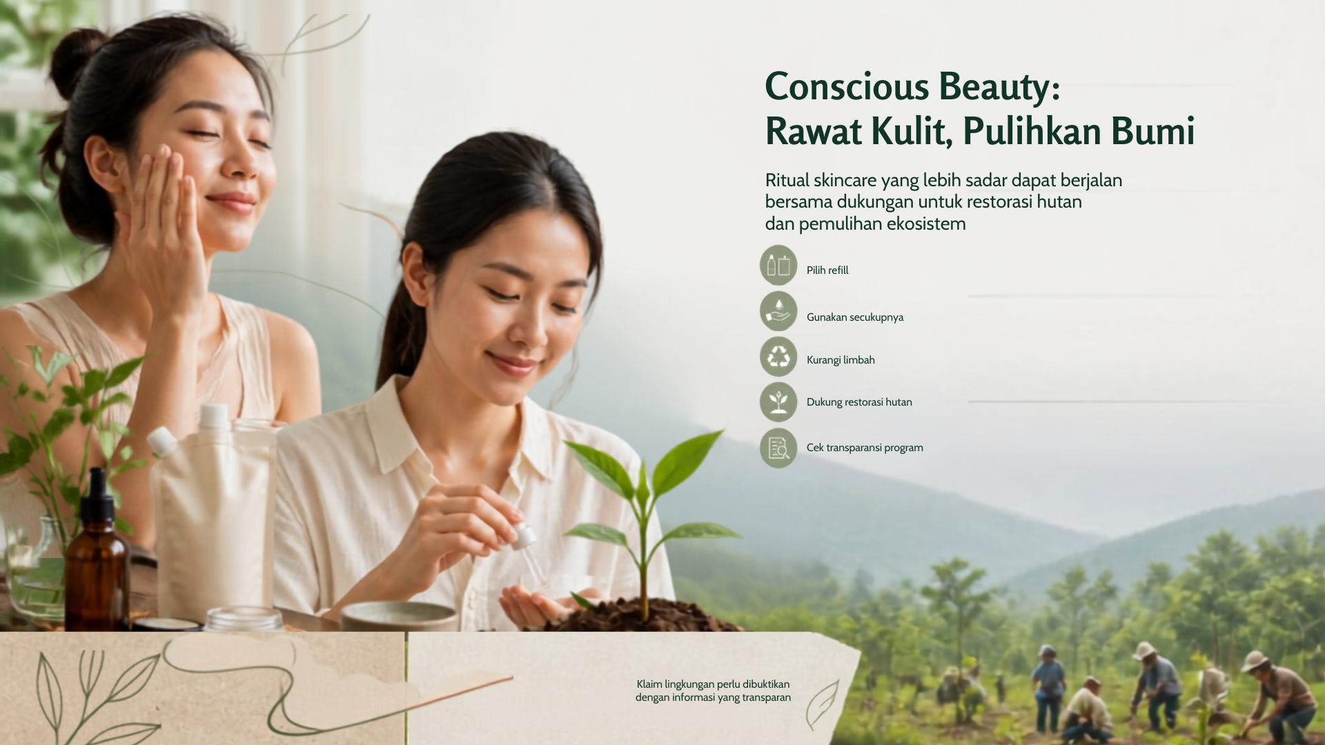 Ketika Merawat Kulit berarti Ikut Merawat Hutan