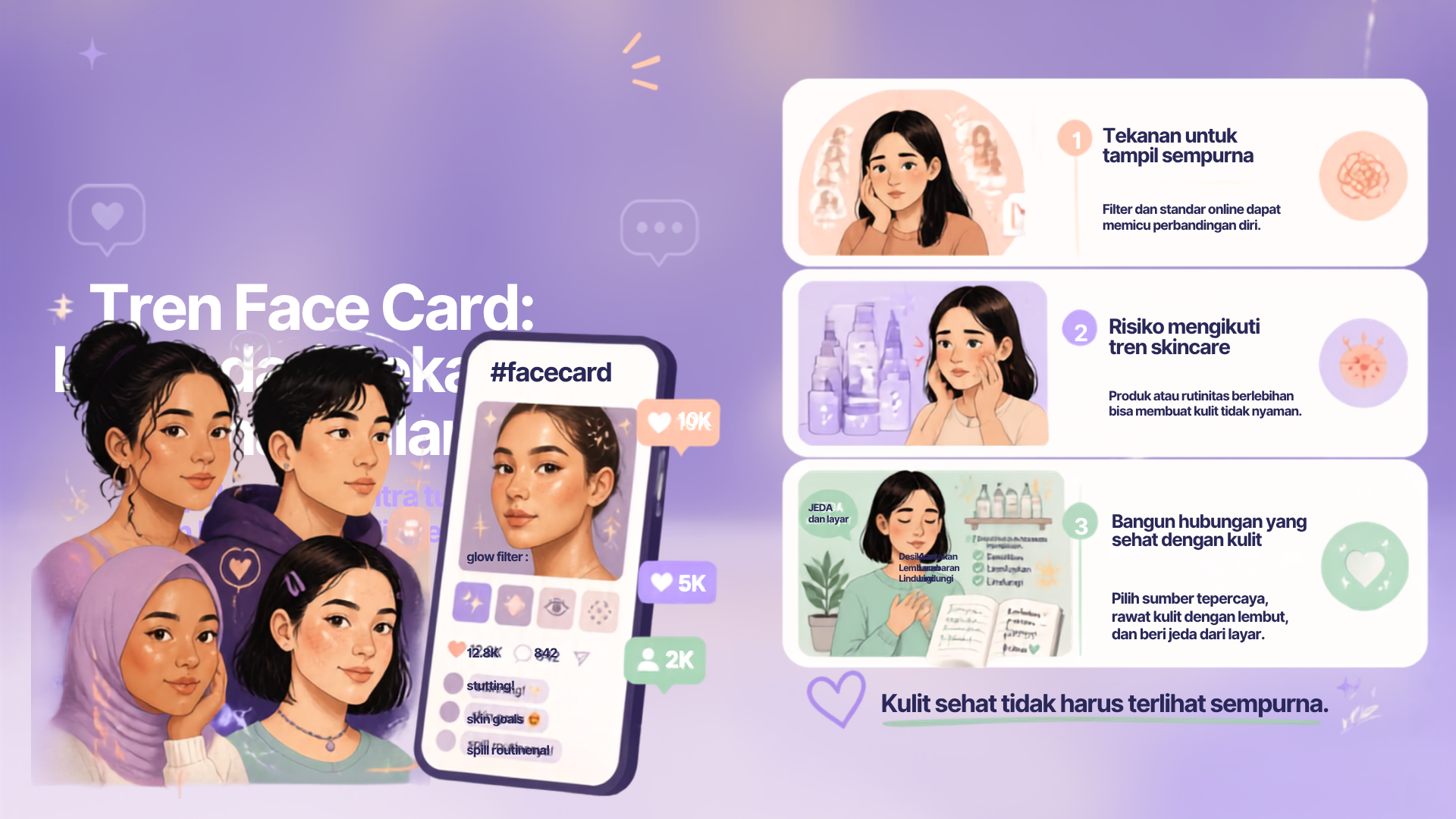Plus Minus Tren “Face Card” yang Viral di Media Sosial