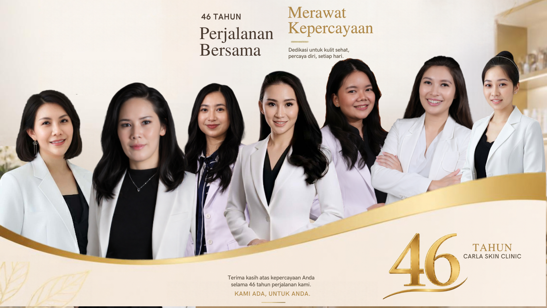 Hari Kecantikan Sedunia, Ini Kiprah 46 Tahun Carla Skin Clinic di Bidang Estetika Indonesia