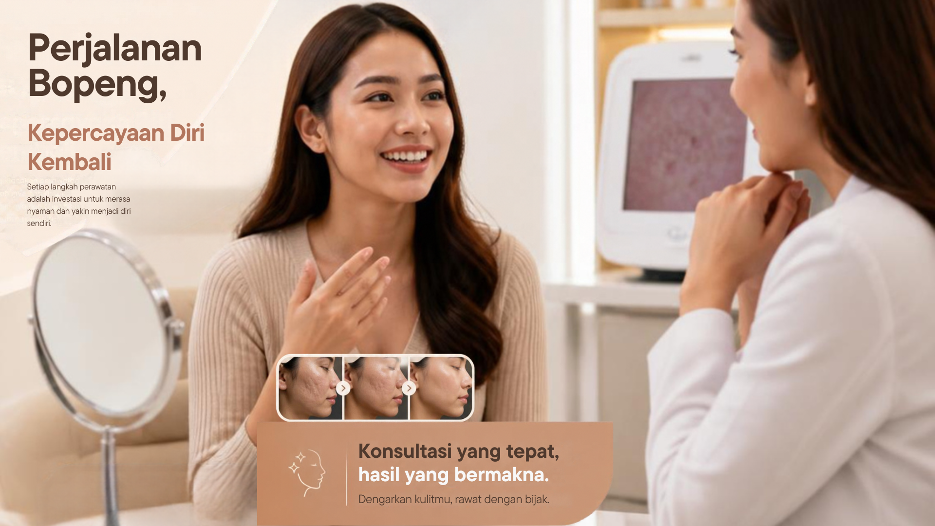 Before-After Treatment Bopeng di Carla Skin Clinic: Dari Insecure hingga Lebih Percaya Diri