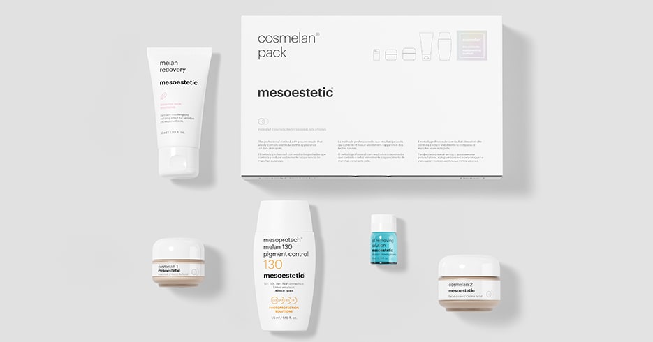 Cosmelan Pack treatment untuk mengatasi melasma dan hiperpigmentasi dengan masker depigmentasi intensif di Carla Skin Clinic
