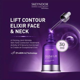 Produk Skeyndor Global Lift [ProGEN-in] Lift Contour Elixir Face and Neck untuk pengencangan kulit dan anti-wrinkle
